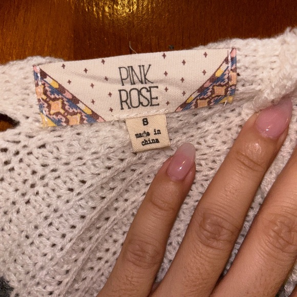 PINK ROSE Cardigan - Picture 3 of 3